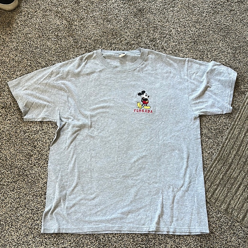 Gray Mickey Mouse Florida T-Shirt